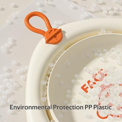 3-Pack Collapsible Wash Basin Set, Portable Foldable Plastic Basins for Baby Bottles, Kids, Camping, Travel, and Laundry