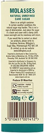 Billingtons Molasses Sugar 500 g (Pack of 5)