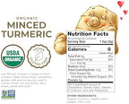 The Ginger People Organic Minced Turmeric, No Artificial Ingredients, 6.7oz (Pack of 1)