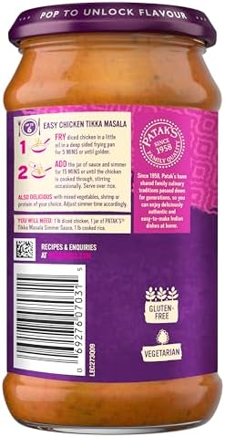 Pataks Tikka Masala All Purpose Sauce, 15 oz