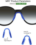 Mryok Replacement Nose Piece Nose Pads for Oakley Metalink OX8153 Eyeglasses, Soft Rubber & Easy Installation
