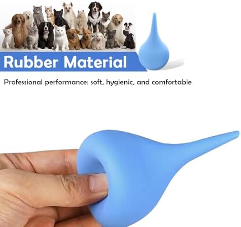 4 Pack Hand Bulb Ear Syringes, Professional Soft Reusable Rubber Suction Ear Syringe Ball, Manual Fluid Suction Device Ear Washing Squeeze Bulb for Adults, Pet, 4 Sizes(25ml, 41ml, 65ml, 90ml)