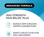 Lipo-Flavonoid Fast-Acting Ear Ache Pain Relief, 4% Lidocaine Maximum-Strength for Swimmer's Ear, Cold & Flu, Allergies, Safe for Adults & Children, Relieves Ear Pain, Swelling, & Water-Clogged Ears