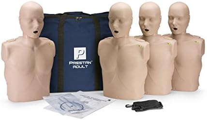 MCR Medical Prestan CPR Adult Manikin 4-Pack w. Feedback, UltraTrainers, and MCR Accessories