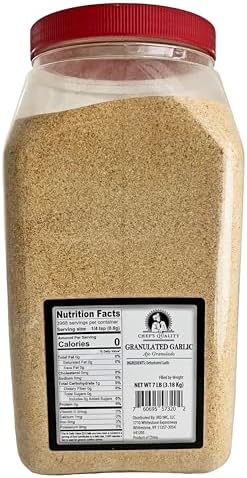 Chef's Quality Granulated Garlic 7 LB