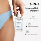 Ingrown Hair Treatment Oil for Bikini Area: V Soothes Redness & Prevents Razor Bumps - After Shave Treatment Oil for Bikini Area, Legs, Underarm and Arm - 80ML