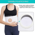 Medical Ostomy Belt Ostomy Hernia Support Belt Abdominal Binder Brace Abdomen Band Stoma Support for Colostomy Patients to Prevent Parastomal Hernia Stoma Opening- Men Or Women- Size XS