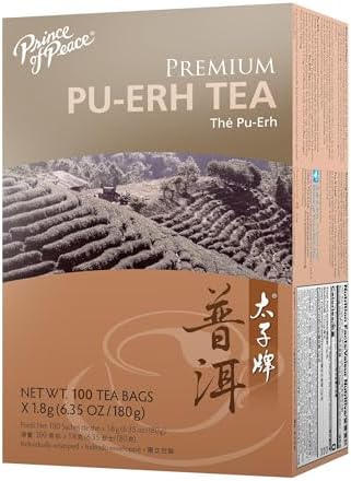 Prince Of Peace Tea Premium Pu-erh Tea, 100 teabags