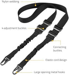 CVLIFE Two Points Rifle Sling with Length Adjuster Traditional Sling with Metal Hook for Outdoors