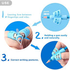 6 Pack Pencil Grips for Kids Handwriting Pencil Grippers, Pencil Writing Aid Grip Posture Correction Tool for Kids Toddler Children Special Needs