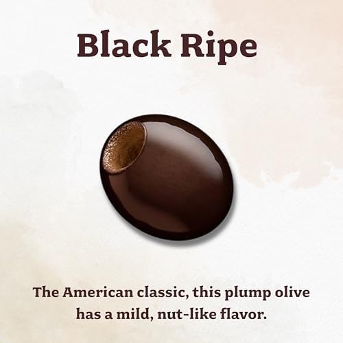 Lindsay Medium Black Ripe Pitted Olives, 6 Oz (Pack of 12), Keto Friendly, Healthy Snack, Perfect for Salads, Pizzas, Pastas, Charcuterie Boards