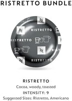 Nespresso Professional Coffee Capsules, Ristretto Coffee Bundle, 150-Count Capsules *not compatible with Vertuo or Original machines