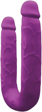 Colours - DP Pleasures - Realistically Molded Silicone Double Penetration Dong (Purple)