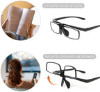 MMOWW 2 Pack Flip Up Reading Glasses for Close Work Lightweight Blue Light Blocking Readers for Men Women