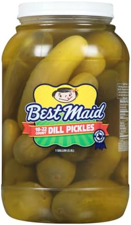 Best Maid Dill Pickles 1 Gal 18-22 Count (1 Pack)