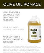 Olive Pomace Oil by Velona - 64 Fl Oz | 100% Pure and Natural Carrier Oil | Refined | Skin, Hair, Body & Face Moisturizing | Use Today - Enjoy Results.