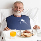 Adult Bibs for Eating: Reusable with Crumb Catcher Pocket - For Men and Women