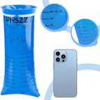 PHSZZ 40 Pack Vomit Bags Disposable, Leak Resistant Barf Bags, Portable Blue Vomit Bag, 1000 Ml Emesis Puke Throw Up Nausea Motion Sickness Bag for Car, Aircraft, Taxi