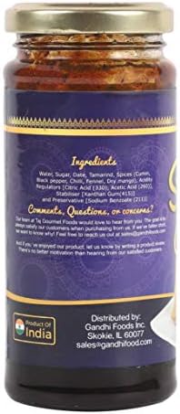 TAJ Gourmet Samosa Chutney, (Special Tamarind Spice Blend), 320g (11.2oz)