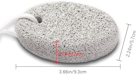 2PCS Natural Pumice Stone, Lava Pedicure Tools Hard Skin Callus Remover for Feet and Hands - Foot File Exfoliation to Remove Dead Skin, and Callusess