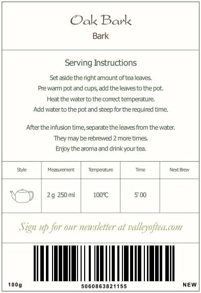 Oak Bark - Herbal Tea 100g