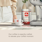 Illy Classico Ground Espresso Coffee, Medium Roast Roast With Notes Of Chocolate & Caramel, 100% Arabica, 8.8 Ounce (Pack Of 1)