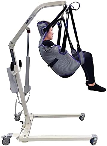 Patient Lift Sling, Universal Divided Leg Shower Commode Compatible with Tuffcare, Hoyer, Invacare, McKesson, Drive, Lumex, Medline, Joerns and Other Mesh Polyester Patient Lift Slings (Large)