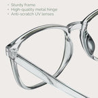 MIGSIR 6 Pack Blue Light Blocking Glasses for Women Men – Stylish Computer & Gaming Glasses, Fashion Square Frame Eyewear