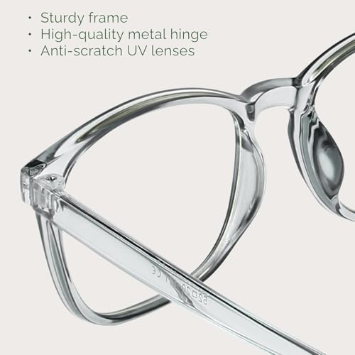 MIGSIR 6 Pack Blue Light Blocking Glasses for Women Men – Stylish Computer & Gaming Glasses, Fashion Square Frame Eyewear