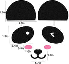 Panda Cake Topper Panda Ears Eyes Cake Set Cake Decorations for Panda Themed Birthday Party