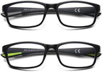 LKEYE Sport Reading Glasses Men Photochromic Lens Blue Light Blocking Computer Reader Wide Style Spring Hinge Eyeglass LK6082