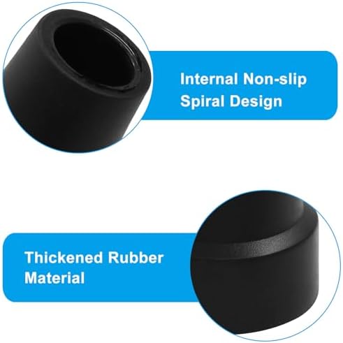 Bonsicoky Rubber Cane Tips 3/4 Inch