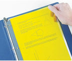 Ashley Productions ASH10830 Full Page Reading Guide, 8.5" Wide, 13" Length, 0.1" Height, Yellow
