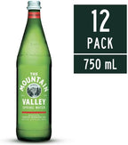 Моuntain Vаllеy Spring Still Water – 750ml Glass Bottles, 12 Pack – Premium Natural Spring Water
