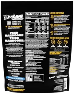 Mutant Mass Extreme 2500 – High Calorie Mass Gainer Whey Protein Powder for Muscle Building and Weight Gain – Clean Calories with Whole Food Carbs - Vanilla Ice Cream 2.2 lb