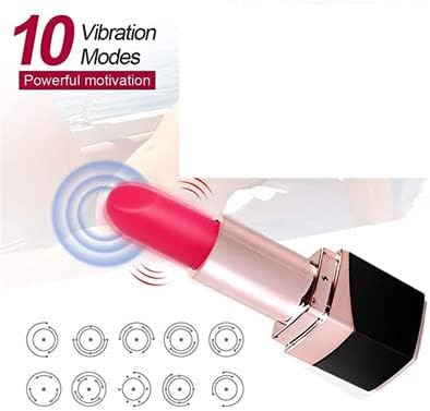 10 Modes Quiet Powerful Handheld Electric Bullet Tool Personal Body Relaxation Gift for Woman Sports Foot Massage Relax,Portable Bullet Tool Massage Ball Female Toys Travel Holiday Gift FR7U (Black)