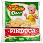 Pinduca Manioc Starch 1Kg 35.2oz Gluten-free Sweet Manioc Starch for Making Yummy Crunch Biscuits (Polvilho Biscuits) in Brazil