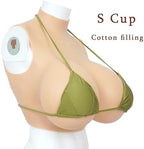 Fake Boobs False Breasts B-S Cup Breast Forms For Crossdressers Silicone Breast Plates Drag Queen