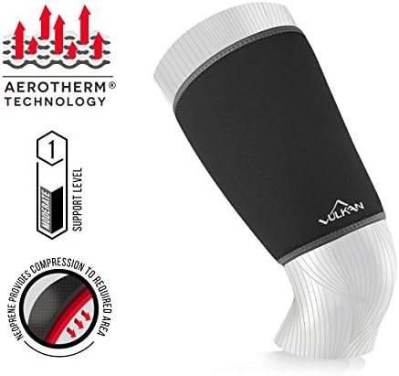 Vulkan Classic Thigh Support, X-Large, Thigh Brace for Muscle Stability, Thigh Compression Sleeve for Hamstring Injuries and Strains, Neoprene Thigh Support for Athletes, Exercises, and Working Out