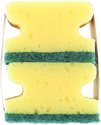 Sorbo Extra Large Scouring Sponges, Extra Strong Cleaning sponges for deep Cleaning, Pack of 2 Long Lasting sponges with Easy Grip Shape for Comfort When in use