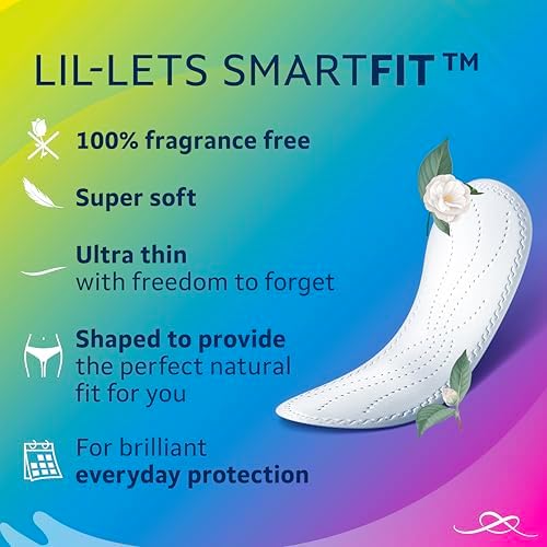 Lil-Lets Essential Liner 50pk, White