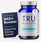 TRU NIAGEN Patented Extra Strength NAD Supplement for Brain Function, Anti Aging, Cell Regeneration | Supports Cellular Energy | Nicotinamide Riboside (NR) | 30-1000mg Servings (2x500mg, Take 2 Daily)