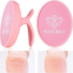 Modelones Glass Foot File, Professional Foot Scrubber and Callus Remover, Heel Scraper for Cracked Heels, Dead Skin Remover, Foot Buffer for Soft Feet, Safe Pedicure Tool with Anti-Slip Handle