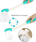Bottom Wiper, Long Handle Reach Comfort Holder Toilet Paper Tissue Grip Self Wipe Aid Helper