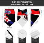 Flag Map Of Croatia Triangle Neck Gaiter Balaclavas Bandana Uv Sun Protection Face Scarf Cover Mask For Women Men