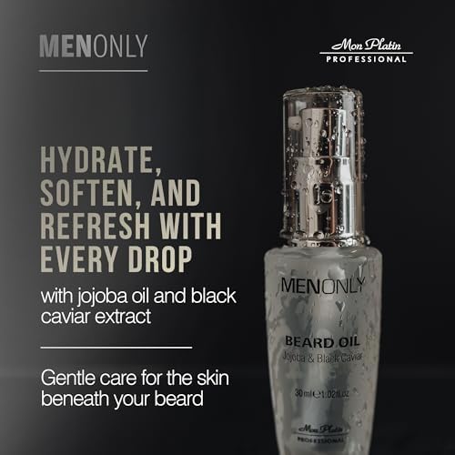 Mon Platin Professional Beard Oil Jojoba and Black Caviar Men Only 30ml