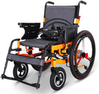 24 Inch Rear Wheels Replacement Wheels, PU Solid Tires, Aluminum Rim Handrim with 17mm Bearings for Electric Wheelchair