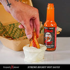 Elijah's Xtreme Hot Sauce Gift Sets - 5 Pack Award Winning Hot Sauce Sampler Includes Mango Habanero Sauce, Roasted Jalapeno Cayenne Pepper Sauce, Sweet Reaper Sauce, Ghost Pepper Hot Sauce, & Super Hot Xtreme Regret Carolina Reaper Hot Sauce