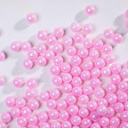 Pink Sprinkles Edible Pearls,Cake Sprinkles 130g 4.6OZ,Cookie Sprinkles,Sugar Pearl, Edible Candy Pearls for Cake Cupcake Decorationg (7mm-pink)