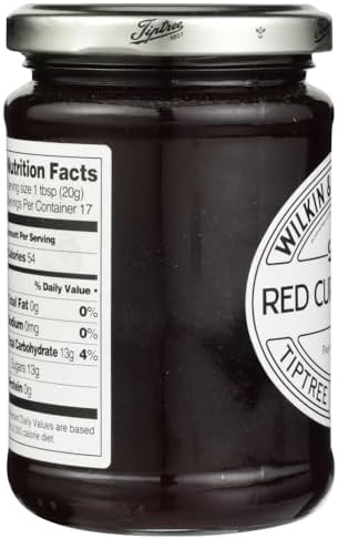 TIPTREE, Jelly, Red Currant, Pack of 6, Size 12 FZ, (Dairy Free Gluten Free GMO Free Kosher Contains Refined Sugar Vegan Wheat Free Yeast Free)
